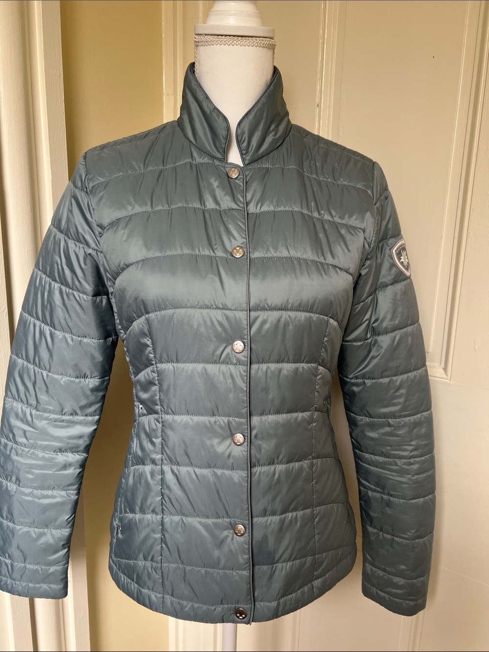 Alp-n-Rock Women's Quilted Lightweight Pale Blue Jacket - Size S